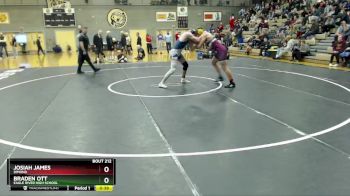 215 lbs 3rd Place Match - Josiah James, Dimond vs Braden Ott, Eagle River High School