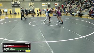 215 lbs 3rd Place Match - Josiah James, Dimond vs Braden Ott, Eagle River High School