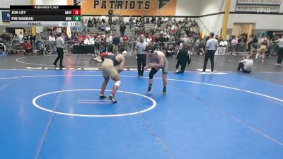 157Black lbs Final - Jon Ley, Navy vs Fin Nadeau, Binghamton