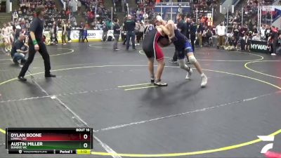 155 lbs Cons. Semi - Dylan Boone, Lowell WC vs Austin Miller, Dundee WC