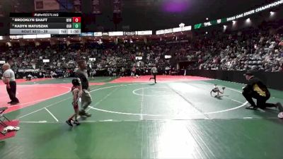 39 lbs Round 1 - Brooklyn Shaft, OFW1 vs Kadyn Matuszak, GGBA