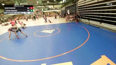 151-157 lbs Cons. Semi - Adam Meenen, Rock Falls Rockets vs Gage Rusher, Unattached