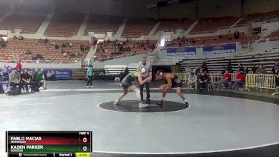 D2-157 lbs Quarterfinal - Pablo Macias, Ironwood vs Kaden Parker, Horizon