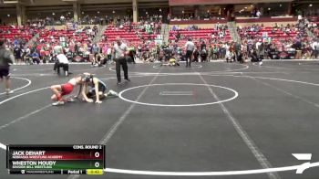 76 lbs Cons. Round 2 - Jack DeHart, Nebraska Wrestling Academy vs Wheston Moudy, Division Bell Wrestling