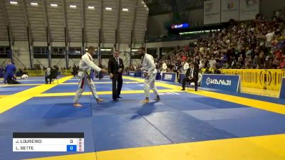 JHONNY LOUREIRO SIGALLIS SOUZA vs LUCAS SETTE C. VALENTE TOBIAS 2019 World Jiu-Jitsu IBJJF Championship