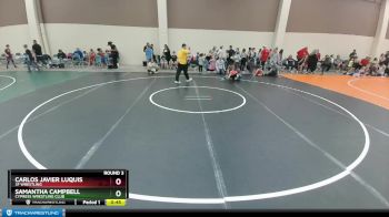 95-103 lbs Round 3 - Samantha Campbell, Cypress Wrestling Club vs Carlos Javier Luquis, 3F Wrestling
