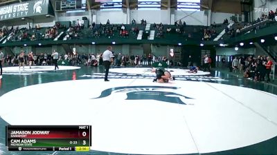 165 lbs Champ. Round 1 - Jamason Jodway, Davenport vs Cam Adams, Michigan State