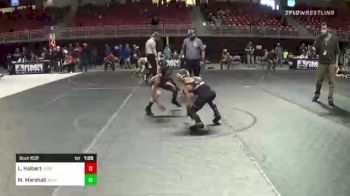 73 lbs Final - Levi Halbert, Nebraska Boyz vs Mikeil Marshall, Avengers Wrestling