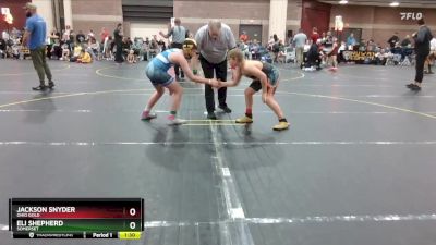 125 lbs Cons. Semi - Jackson Snyder, Ohio Gold vs Eli Shepherd, Somerset