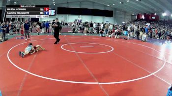56-62 lbs Cons. Semis - Mason Horman, Thoroughbred Wrestling Academy vs Cayson Brummett, Contenders Wrestling Academy