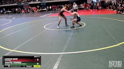 160 lbs Cons. Round 2 - Hunter Terbeek, Student Wrestling Development Program vs Jaykob Kemp, Soldotna