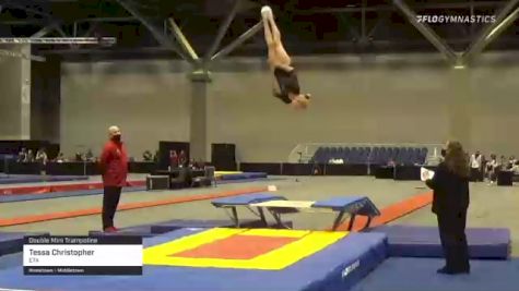 Tessa Christopher - Double Mini Trampoline, ETA - 2021 USA Gymnastics Championships