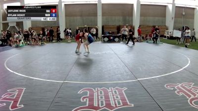140 lbs Quarters - Jaylene Rios, California vs Dylan Hoxit, Washington