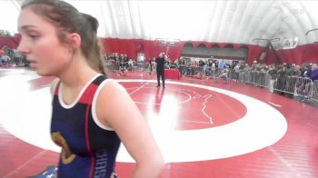 135 lbs 2nd Place Match - Natalie Klavetter, Pinnacle Wrestling Club vs Chesney Bartoszek, Wrightstown High School Wrestling