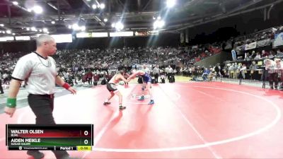 3A 120 lbs Cons. Round 1 - Aiden Meikle, Sugar-Salem vs Walter Olsen, Buhl