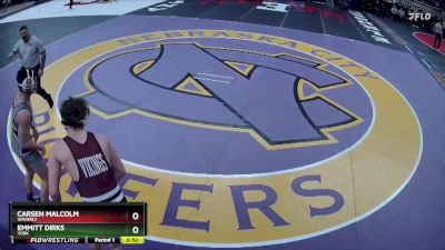 Cons. Round 2 - Emmitt Dirks, York vs Carsen Malcolm, Waverly