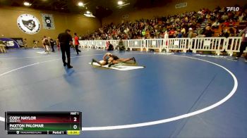 126 lbs Cons. Round 3 - Cody Naylor, Righetti vs Paxton Palomar, Kingsburg