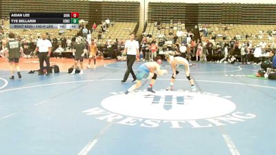140-H lbs Consi Of 8 #2 - Aidan Lee, Savage Wrestling Academy vs Tye Bellarin, Shore Elite Wrestling Club