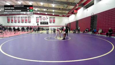 180 lbs Round 3 (3 Team) - Shanaria Killebrew, Bakersfield College vs Kaylee Ceja, Sacramento City College