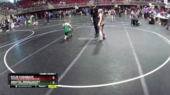 101 lbs Champ. Round 1 - Kylie Cudaback, Ogallala Youth Wrestling Club vs Bristol Engelhaupt, O`Neill Leprechaun Wrestling