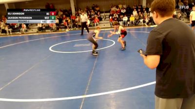 78 lbs Round 2 - Jaxson Peterson, Westridge vs Eli Johnson, McCook