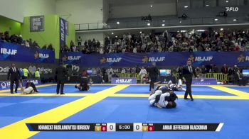 Amar Jefferson Blackman vs Khamzat Ruslanovitsj Idrisov 2025 European Jiu-Jitsu IBJJF Championship