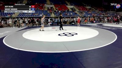 106 lbs Champ. Rd Of 128 - Jett Kline, OK vs Brody Nedens, MT