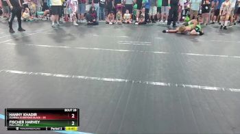 88 lbs Round 6 (10 Team) - Hanny Khadir, Florida Scorpions Black vs Fischer Harvey, Full Circle