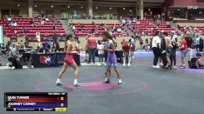 87 lbs Round 2 - Quin Turner, OK vs Journey Carney, KS