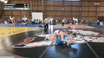 185 lbs 7th Place - Mason Marolo, Mat Assassins vs Tre Driggett, Brevard Fca