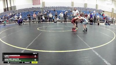 53 lbs Cons. Round 2 - Liam Sanderson, Indiana vs Sawyer Shultz, Midwest Xtreme Wrestling