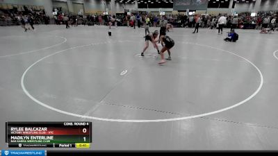 110 lbs Cons. Round 4 - Madilyn Enterline, Bad Karma Wrestling Club vs Rylee Balcazar, Victory Wrestling Club - VTC