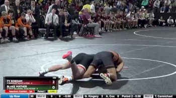 145 lbs Semis - Blake Mather, 2-West Delaware, Manchester vs Ty Koedam, 3-Sergeant Bluff-Luton