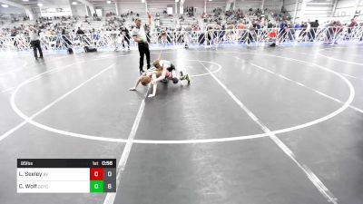 85 lbs Rr Rnd 3 - Liam Seeley, Buffalo Valley Black vs Chris Wolf, Team Gotcha Blue