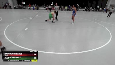 190 lbs Cons. Round 1 - Jayden Garswick, Illinois vs Marcos Gutierrez, Texas