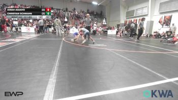 61 lbs Consi Of 8 #2 - Jonah Aguayo, Grove Takedown Club vs Christian Schwahn, Chandler Takedown Club