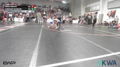 61 lbs Consi Of 8 #2 - Jonah Aguayo, Grove Takedown Club vs Christian Schwahn, Chandler Takedown Club
