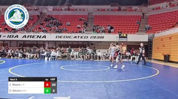 132 lbs Rr Rnd 2 - Zeno Moore, Lake Highland Prep vs Diego Gauna, Derby