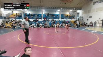 155 lbs 1st Place Match - Sarah Eddy, Rock Springs vs Elizabeth Holloway, Greybull/Riverside