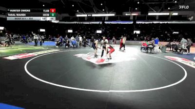 150 lbs Cons. Round 2 - Tasal Wahidi, Kent Meridian vs Hunter Owens, Yelm
