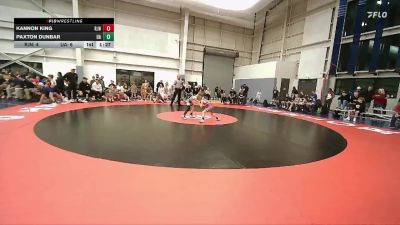 54 lbs Semis & 1st Wrestleback (8 Team) - Kannon King, Team RJN vs Paxton Dunbar, Allstar