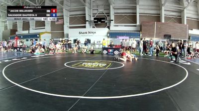 126 lbs Champ. Round 1 - Jacob Millward, Sanderson Wrestling Academy vs Salvador Bautista II, California