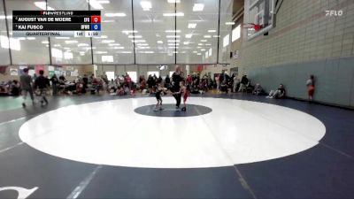 42-47 lbs Quarterfinal - August Van De Moere, Emmett Freestyle Club vs Kai Fusco, Bonners Ferry Wrestling Club