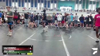 92 lbs Round 7 (8 Team) - Gray Griffin, Florida Scorpions Black vs Cale Wimberly, Florida Scorpions Gold
