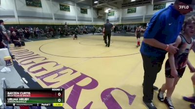 95 lbs Round 2 - Urijah Hruby, Gordon/Rushville vs Bayzen Curtis, Belle Fourche Broncs