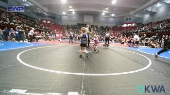 49-52 lbs Consi Of 4 - Maleaha Rowe, Ark City Takedown vs Dixie Bledsoe, Woodland Wrestling Club