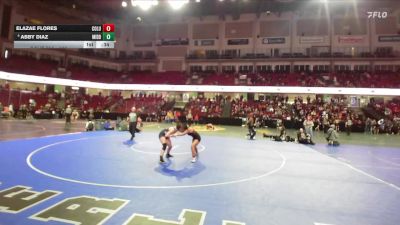 130 lbs Cons. Round 4 - Elazae Flores, Columbia vs Abby Diaz, Middleton