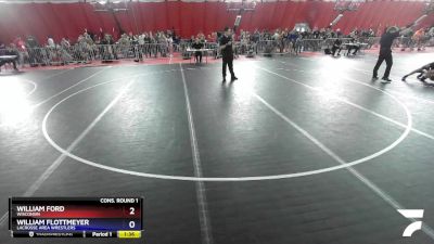 220 lbs Cons. Round 1 - William Ford, Wisconsin vs William Flottmeyer, LaCrosse Area Wrestlers