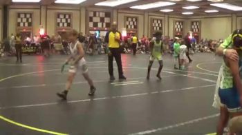 92 lbs Round 1 (6 Team) - Leon Melton, Headhunters Blue vs Collin Beattie, Armory Red