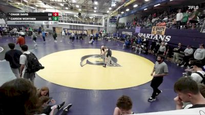110 lbs Quarterfinal - Carson Worthen, Belgrade vs Chase Davis, Corvallis